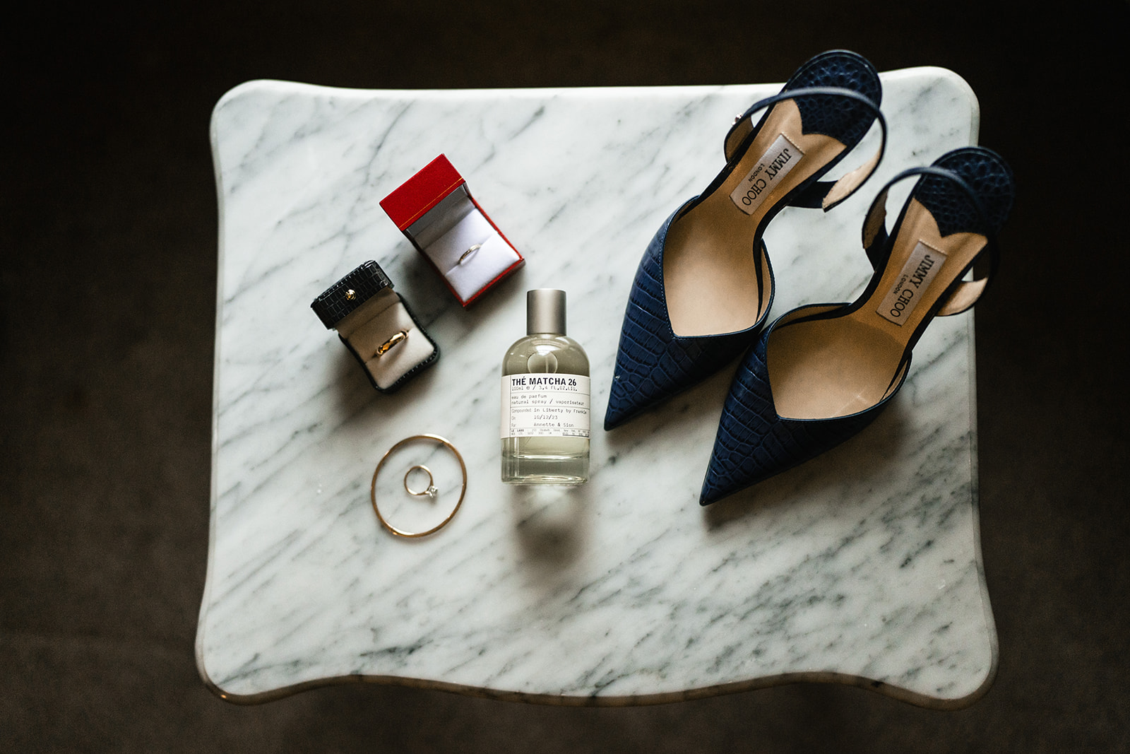 Bridal details with Jimmy Choo Shoes