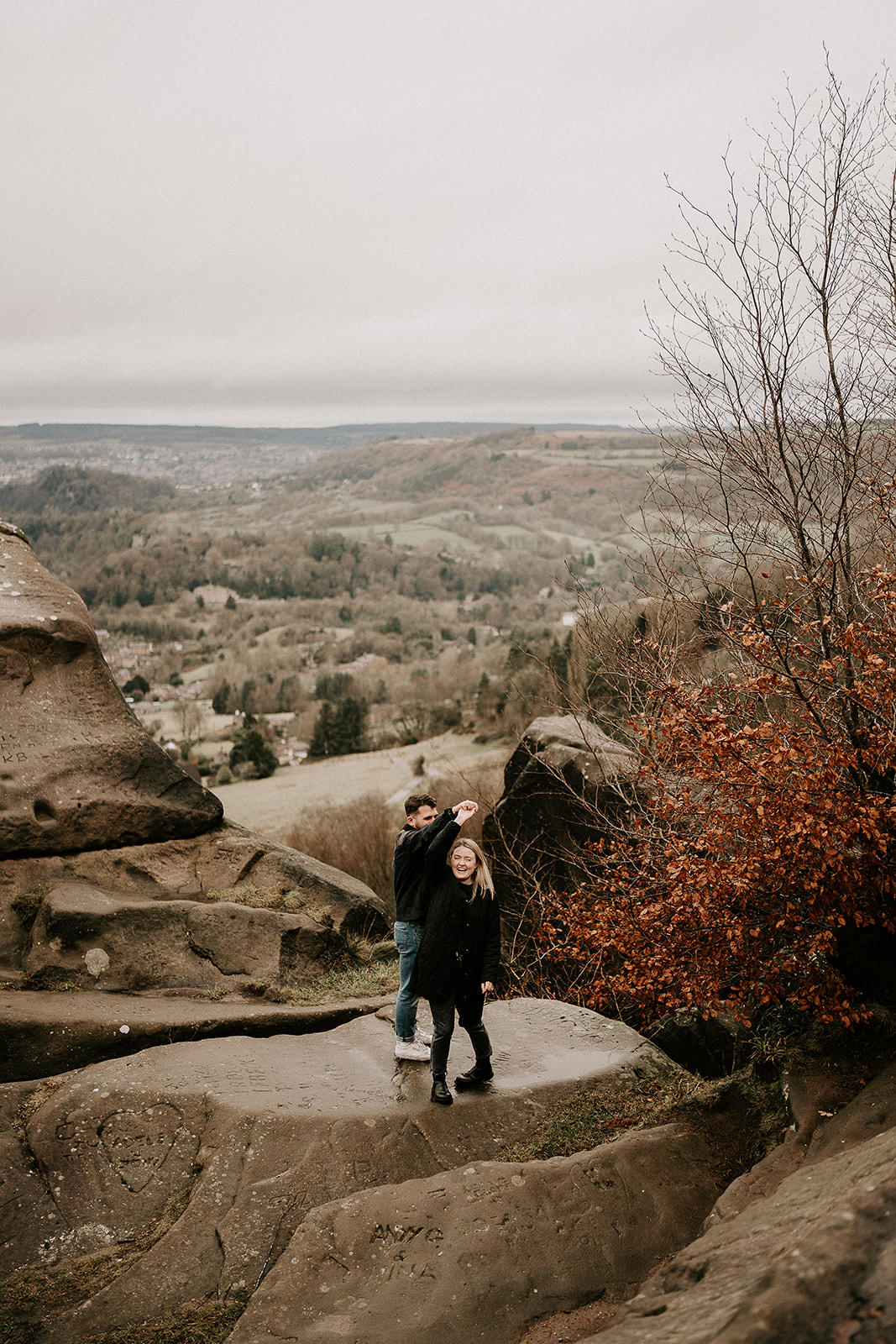 Black Rocks Engagement Shoot | Derbyshire Wedding Photographer