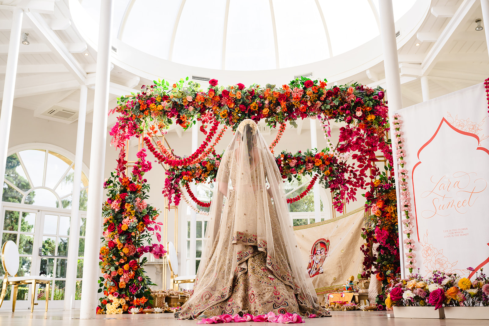 Mandup set up in the orangery at Stapleford Park hotel by Amanda Forman Photography