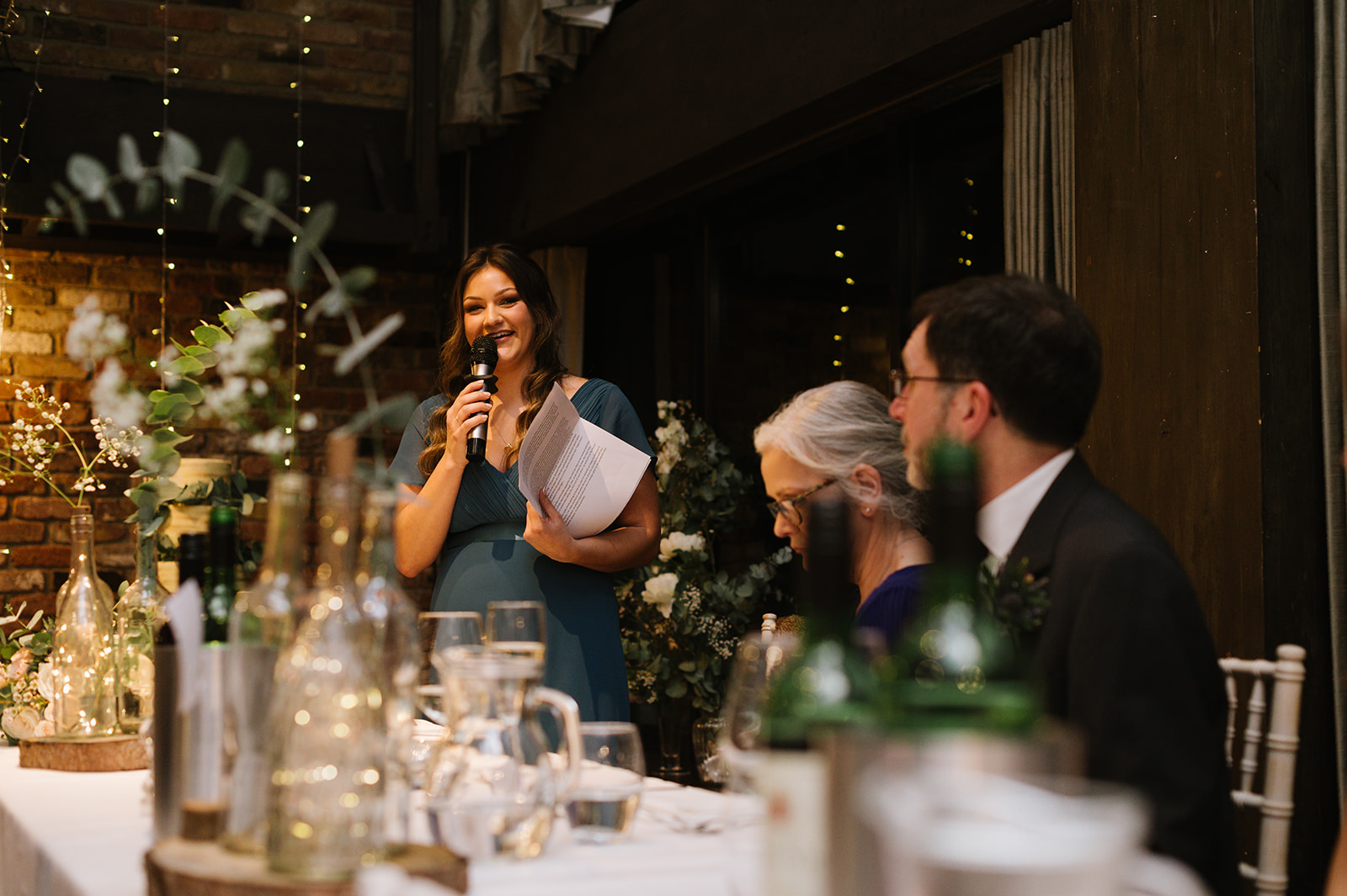 Speeches at the Dickens Inn Central London Wedding