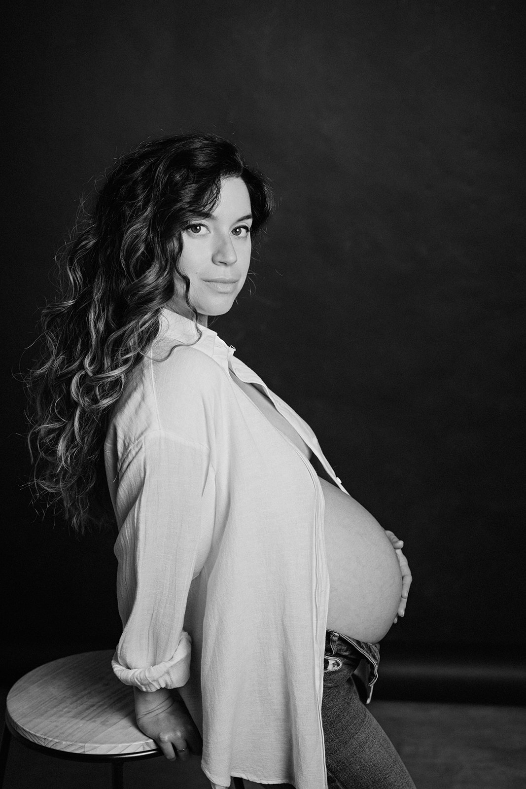mujer embarazada fotografia