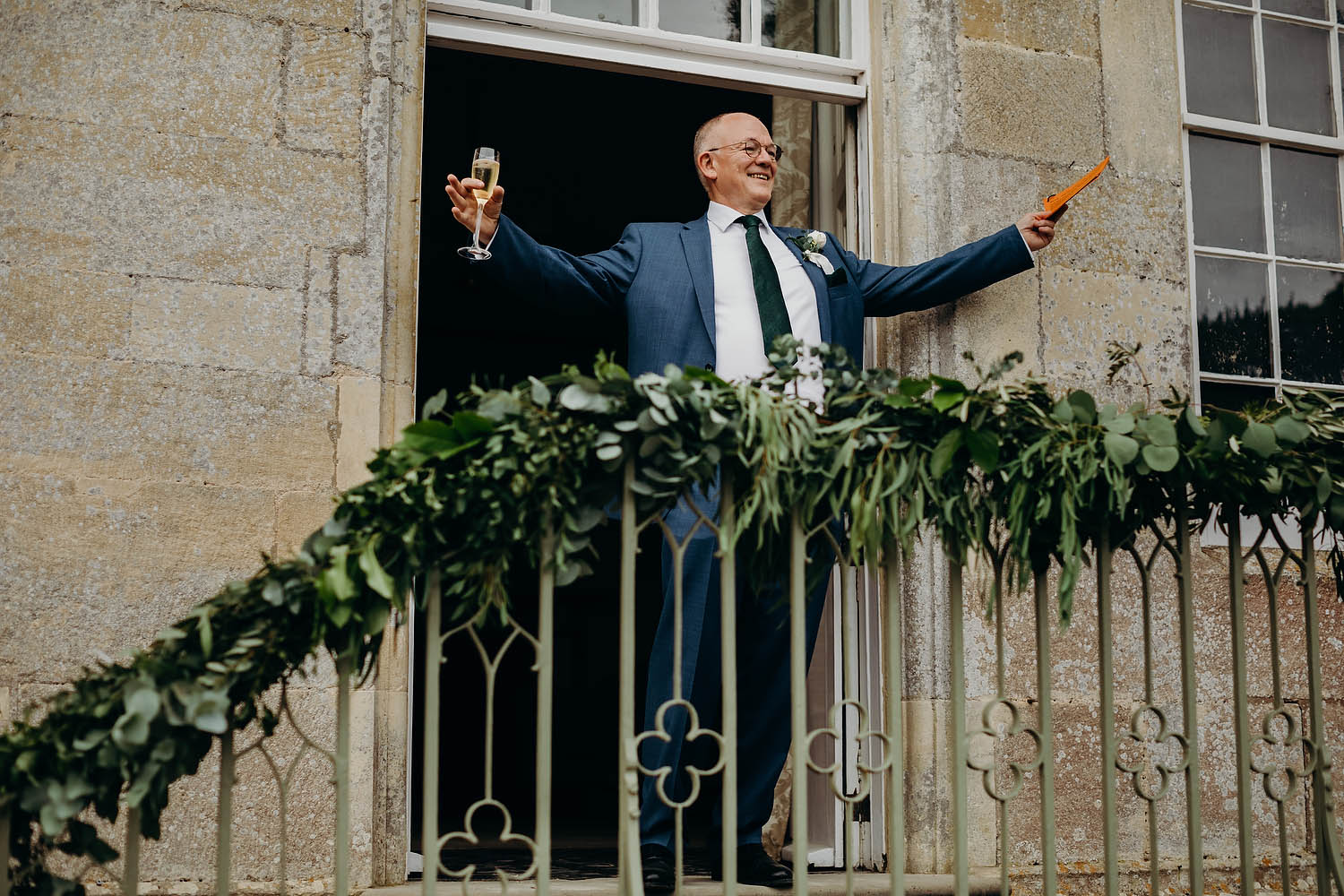father of bride speech on steps of country house