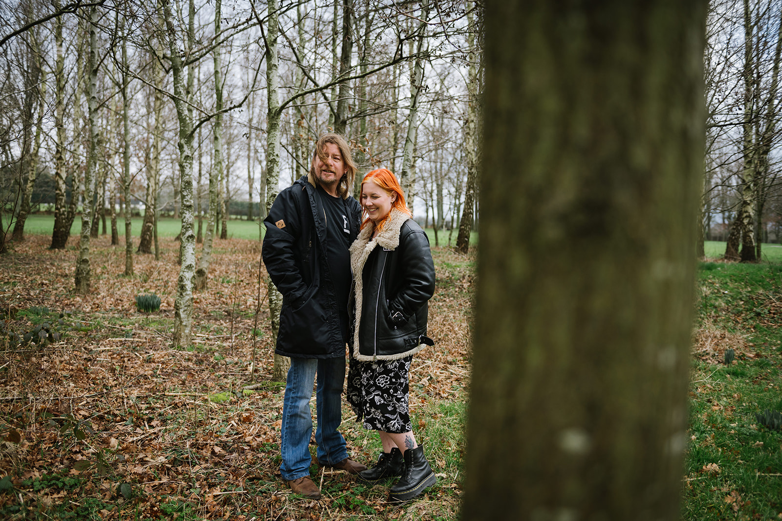 engagement photos at Walsall Arboretum