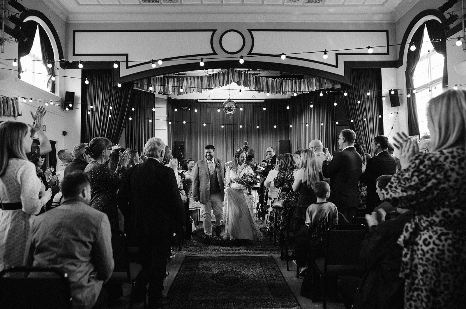 A theatrical wedding in Hampton-in-Arden
