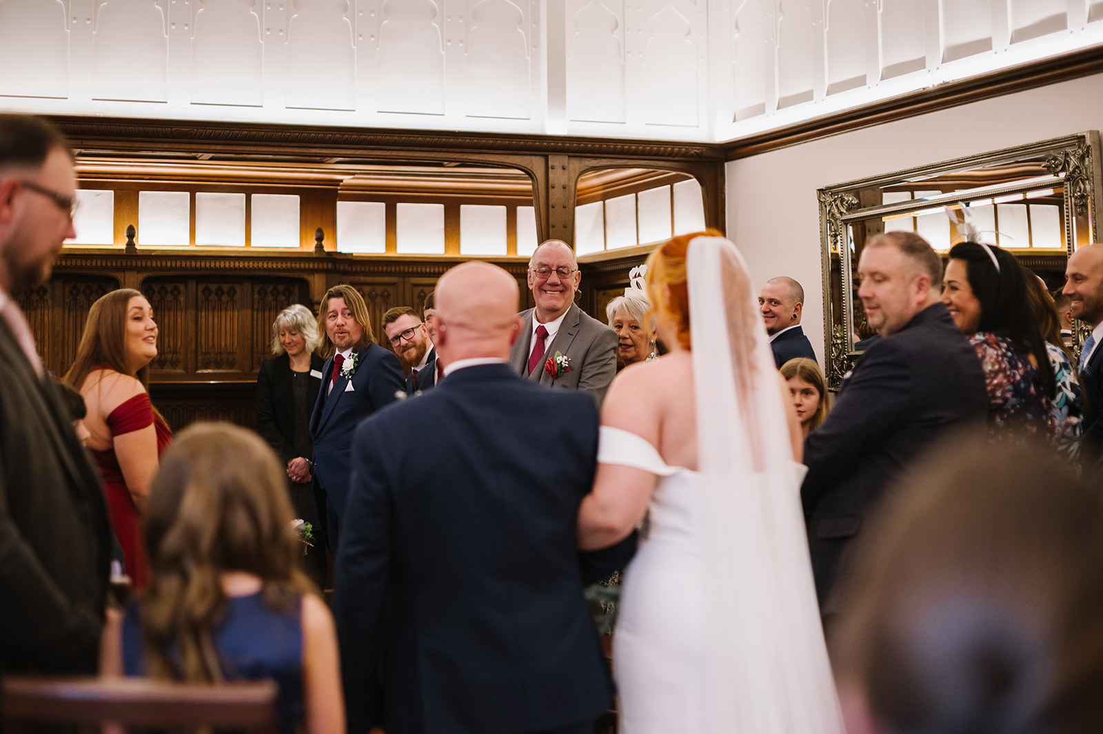 Kerri and Pawl had a full metal wedding at Pendrell Hall in Wolverhampton with their kids, family, friends and bandmates