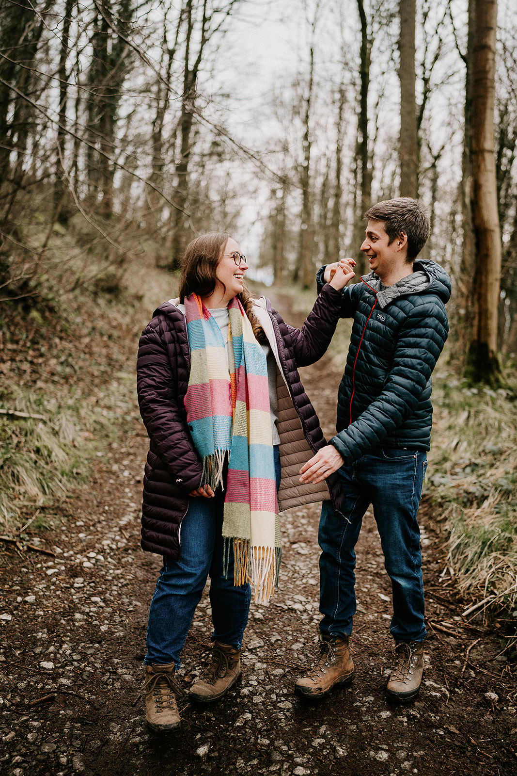 Spring Engagement Shoot at Lathkill Dale in Derbyshire
