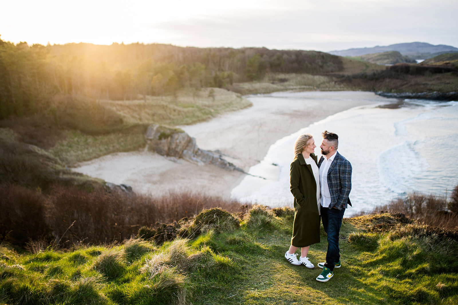 A couple's Engagement Session at Ards Friary, Donegal